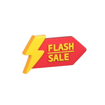 Flash Sale  3D Icon