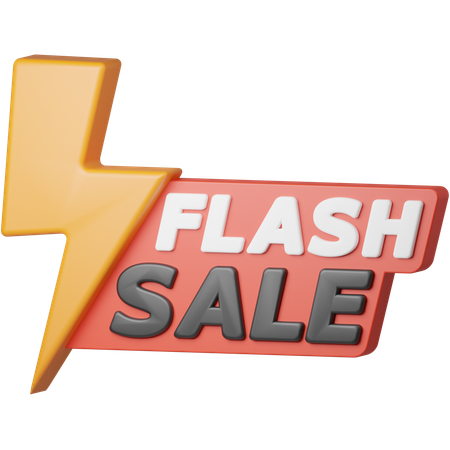 Flash Sale  3D Icon