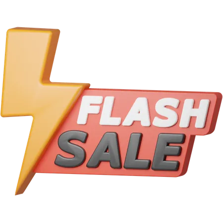 Flash Sale  3D Icon