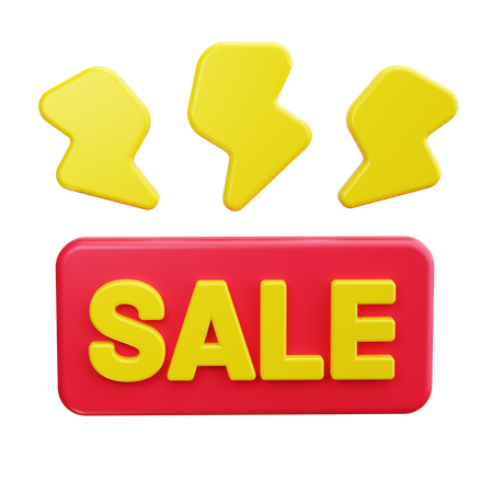 Flash Sale  3D Icon