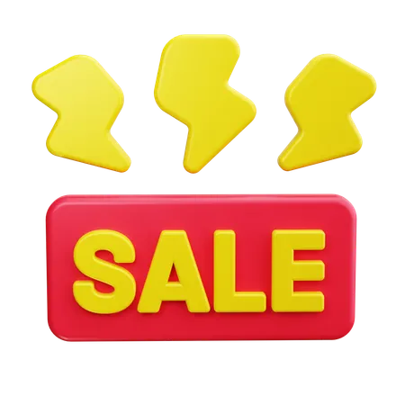 Flash Sale  3D Icon