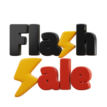 Flash Sale  3D Icon