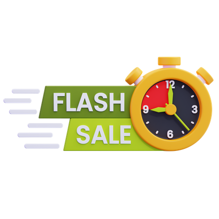 Flash sale  3D Icon