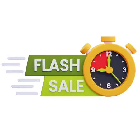 Flash sale  3D Icon