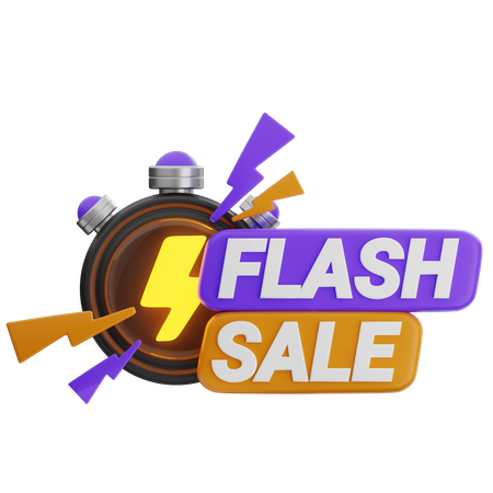 Flash Sale  3D Icon