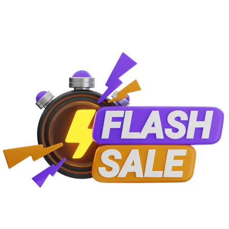 Flash Sale  3D Icon