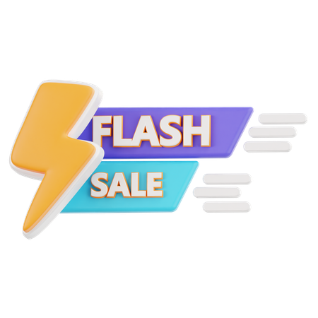 Flash sale  3D Icon