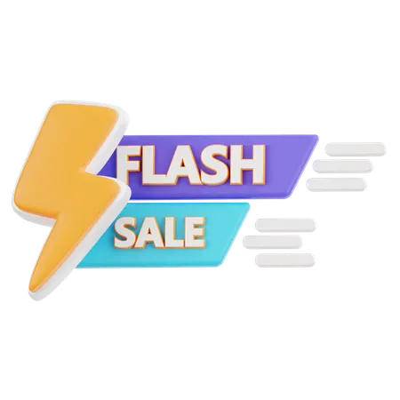 Flash sale  3D Icon