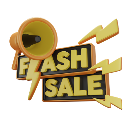 Flash Sale  3D Icon