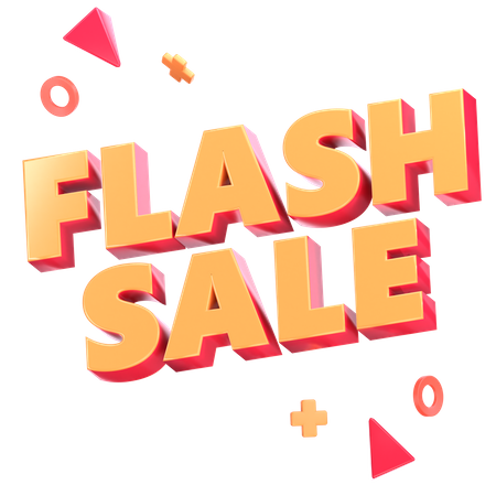 Flash Sale  3D Icon