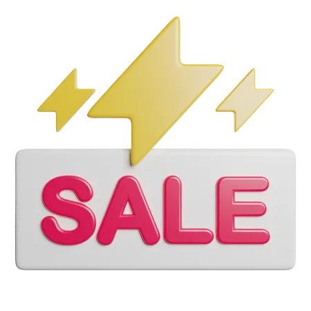 Flash Sale  3D Icon