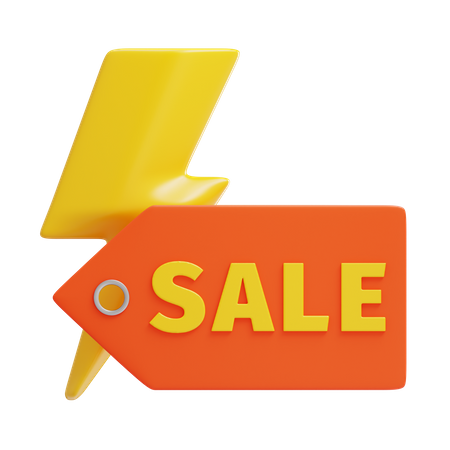 Flash sale  3D Icon