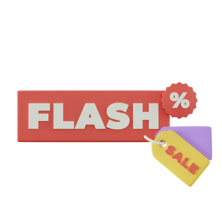 Flash Sale  3D Icon