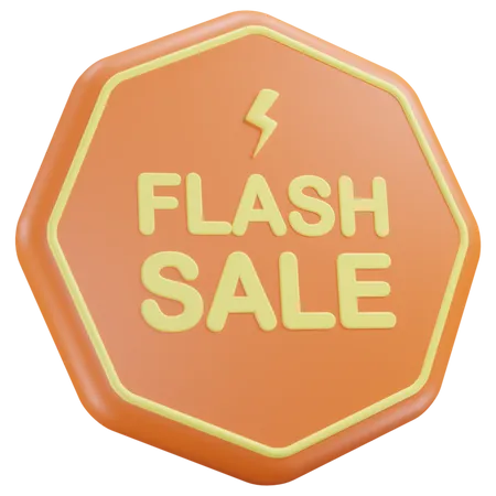 Flash Sale  3D Icon