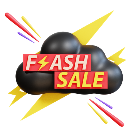 Flash Sale  3D Icon