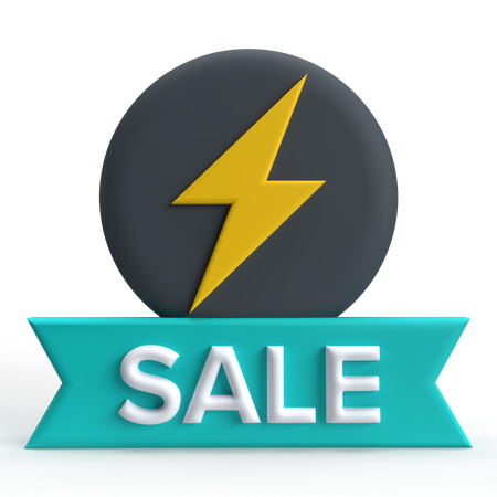 Flash Sale  3D Icon