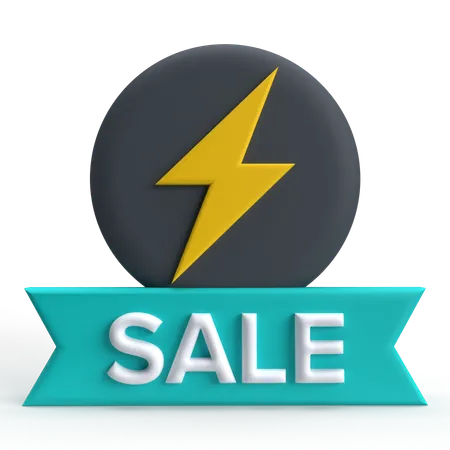 Flash Sale  3D Icon