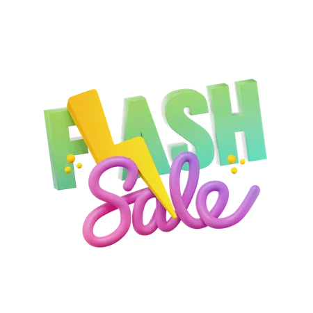 Flash Sale  3D Icon