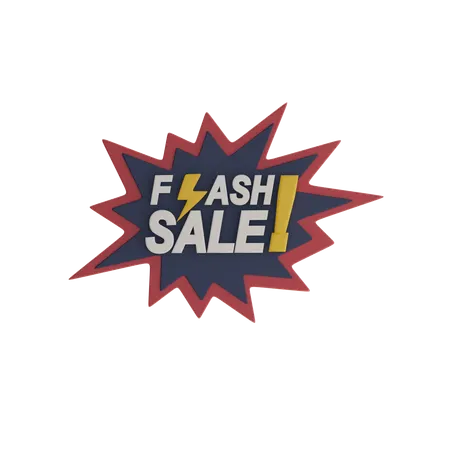 Flash Sale  3D Icon