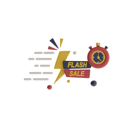 Flash Sale  3D Icon