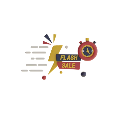 Flash Sale  3D Icon