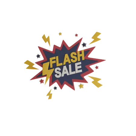 Flash Sale  3D Icon