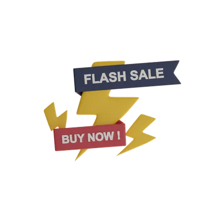 Flash Sale  3D Icon