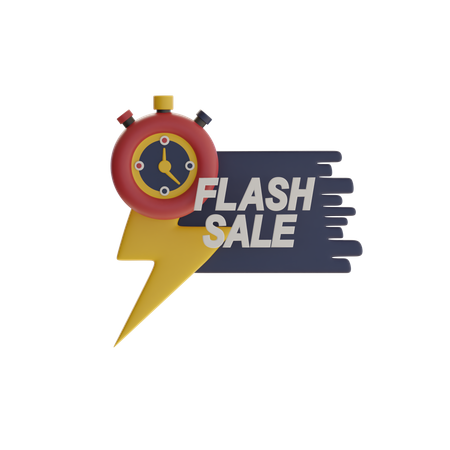Flash Sale  3D Icon