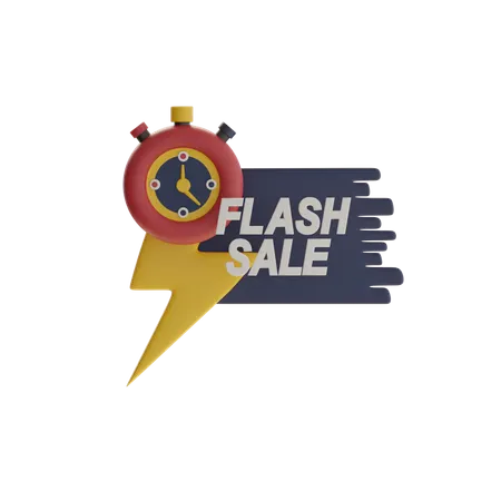 Flash Sale  3D Icon