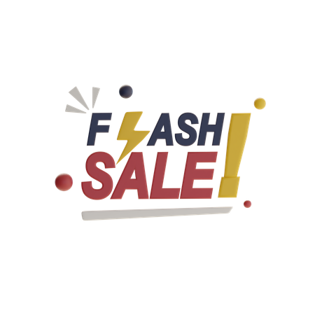 Flash Sale  3D Icon