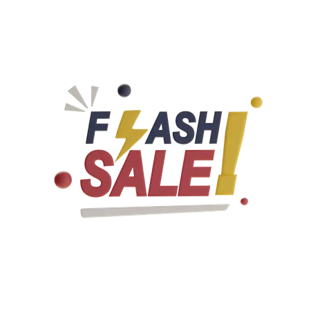 Flash Sale  3D Icon