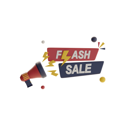 Flash Sale  3D Icon