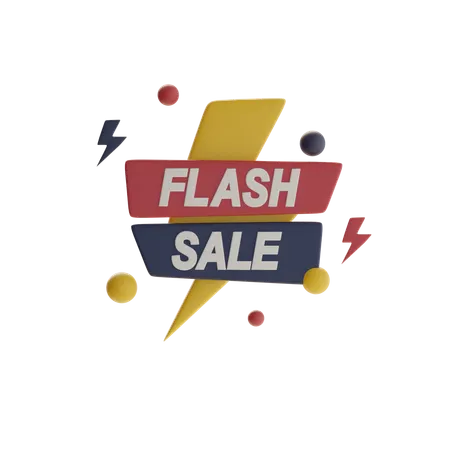 Flash Sale  3D Icon