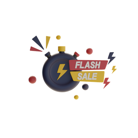 Flash Sale  3D Icon