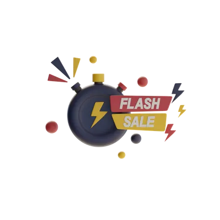 Flash Sale  3D Icon