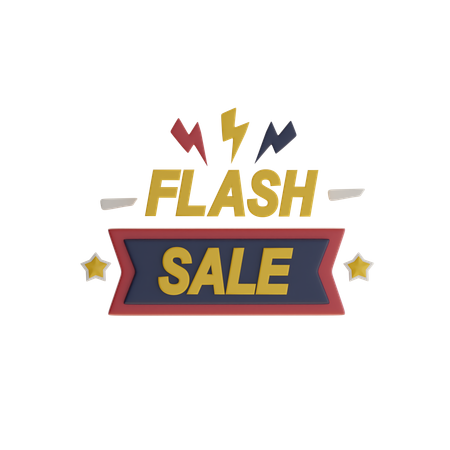 Flash Sale  3D Icon