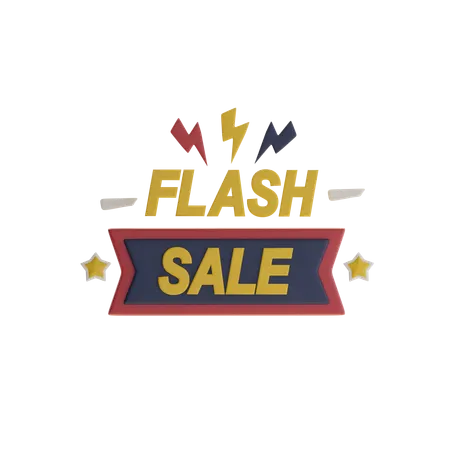 Flash Sale  3D Icon