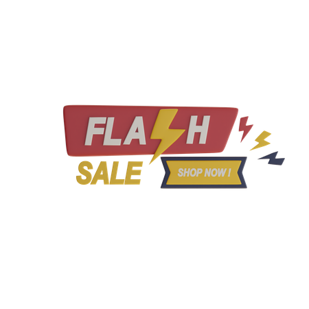 Flash Sale  3D Icon