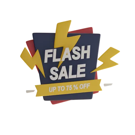Flash Sale  3D Icon