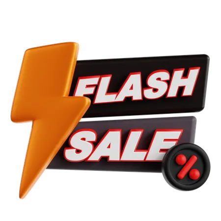 Flash Sale  3D Icon