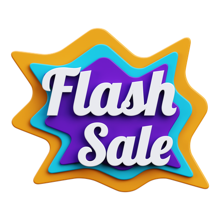 Flash Sale  3D Icon