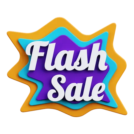 Flash Sale  3D Icon