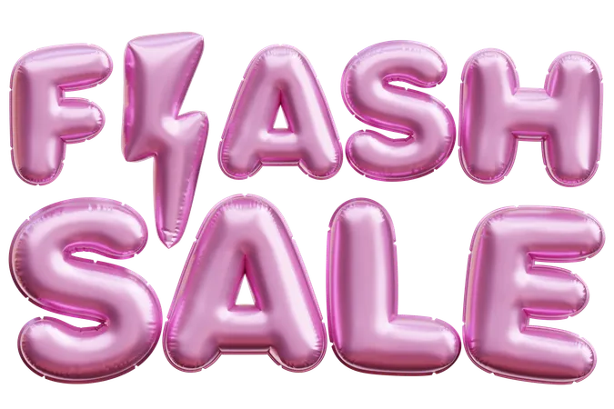 Flash Sale  3D Icon