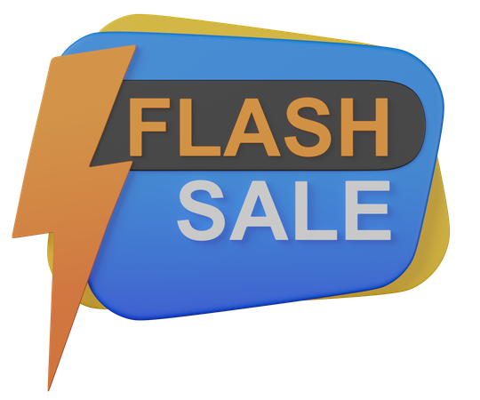 Flash sale  3D Icon