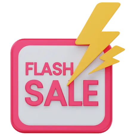 Flash sale  3D Icon