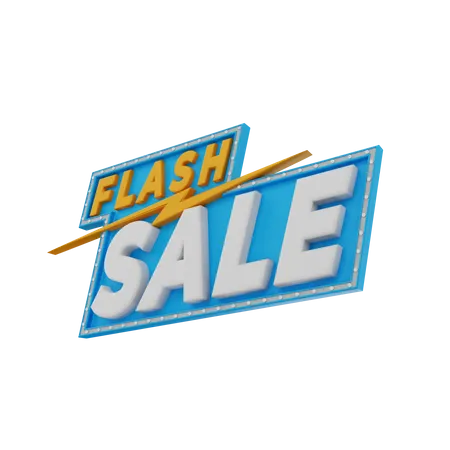 Flash Sale  3D Icon