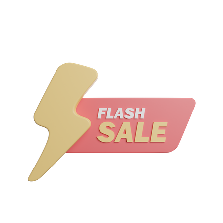 Flash Sale  3D Icon