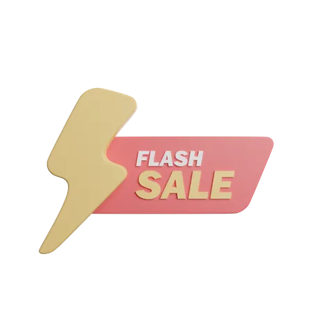 Flash Sale  3D Icon