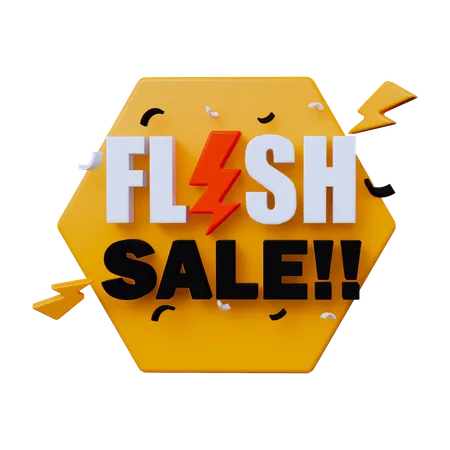 Flash Sale  3D Icon