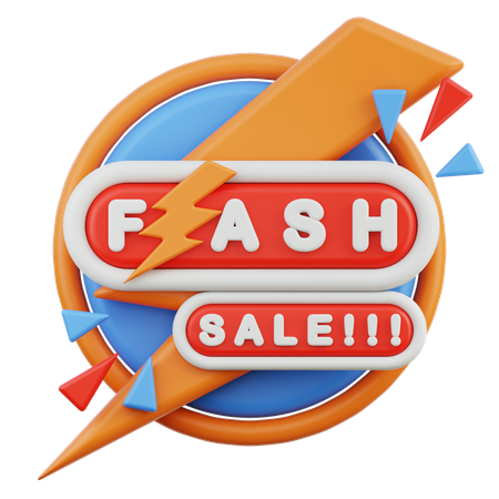 Flash Sale  3D Icon